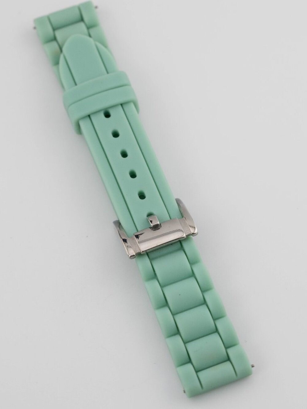 Fossil S181011 Mint Green Silicone 18mm Watch Strap